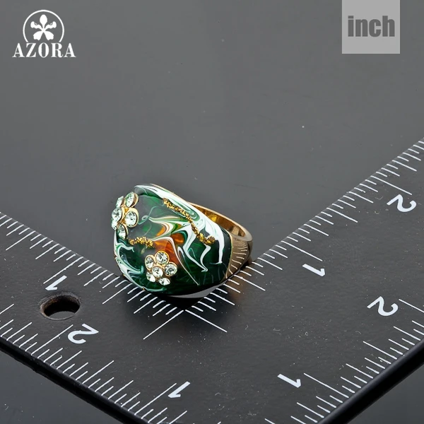 Женское кольцо с австрийским кристаллом Stellux TR0054|designer ring|ring designring pattern |