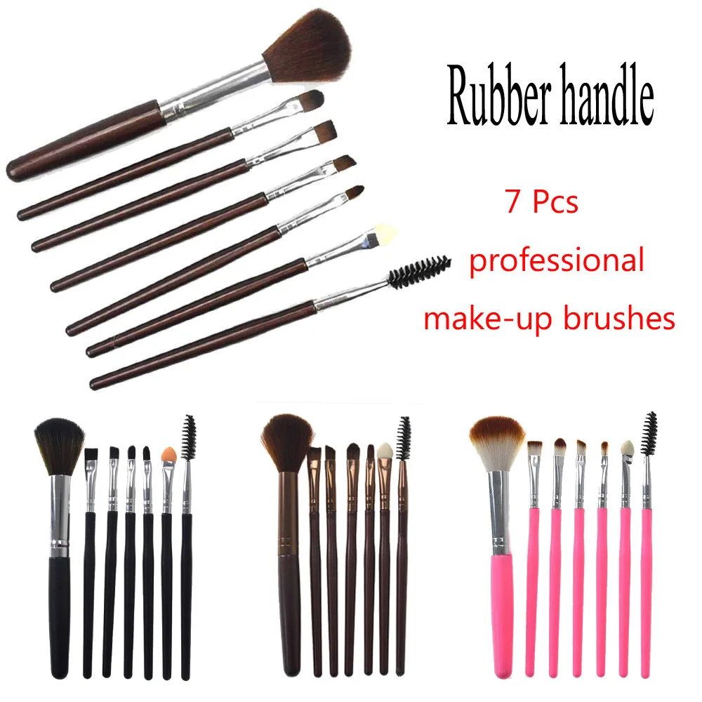 

ISHOWTIENDA 7 Pcs Silicone Makeup Brush EyeShadow Cosmetics Blending EyeShadow Brush Cosmetics Blending Brush Tool G321