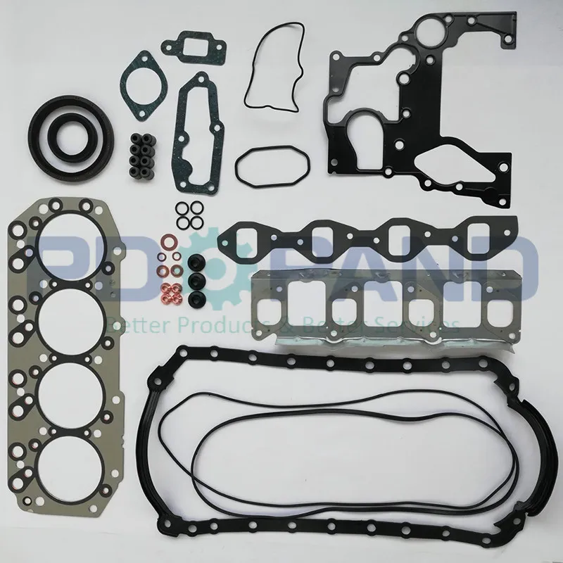 

4JB1 4JB1T 4JB1-T Full Engine Repair Kit Rebuilding gasket set 5-87812-684-4 For Isuzu PICK-UP 2800 ELF 250 NKR NHR