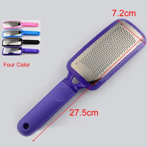 Brand new Fashion solid color Stainless steel Pro Foot File Callus