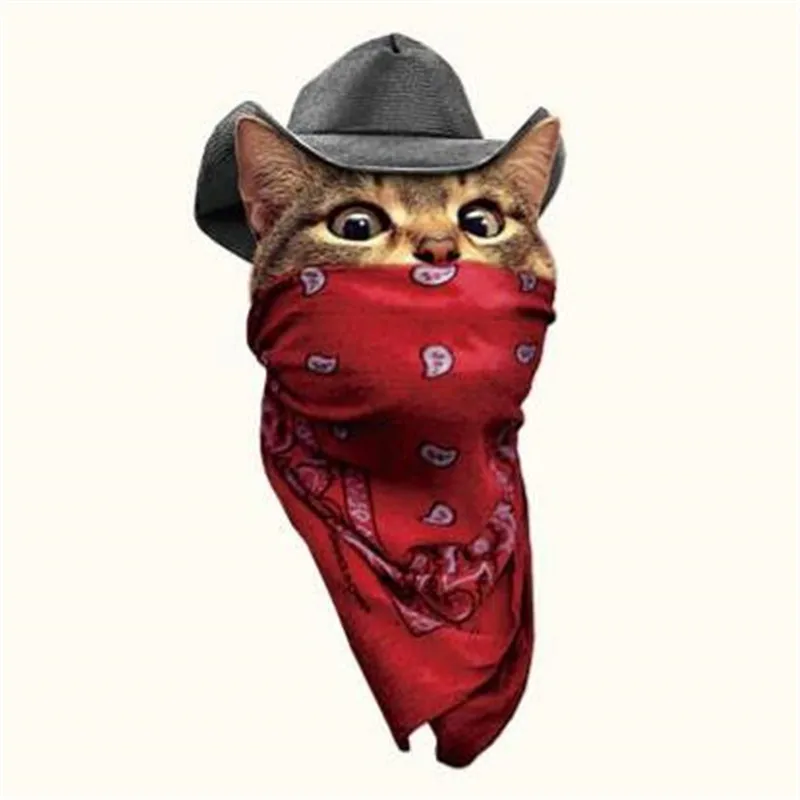 

Street Icon Women Men Clothes 26CM Cowboy Masked Cat Iron on transfer Printing Patches for clothing T-shirt Patch DIY Stickers