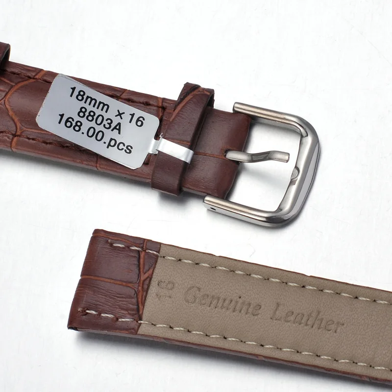 Comfortable Soft Watchband Genuine Leather Watch Straps Watches Accessories 12/13/14/16/18/20/21/22/24mm Strap Wholesale