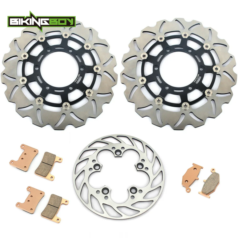 BIKINGBOY для Suzuki GSXR GSX-R 600 750 2008 2009 2010 GSXR600 GSXR750 08 09 10 спереди и сзади тормозные диски роторы колодки