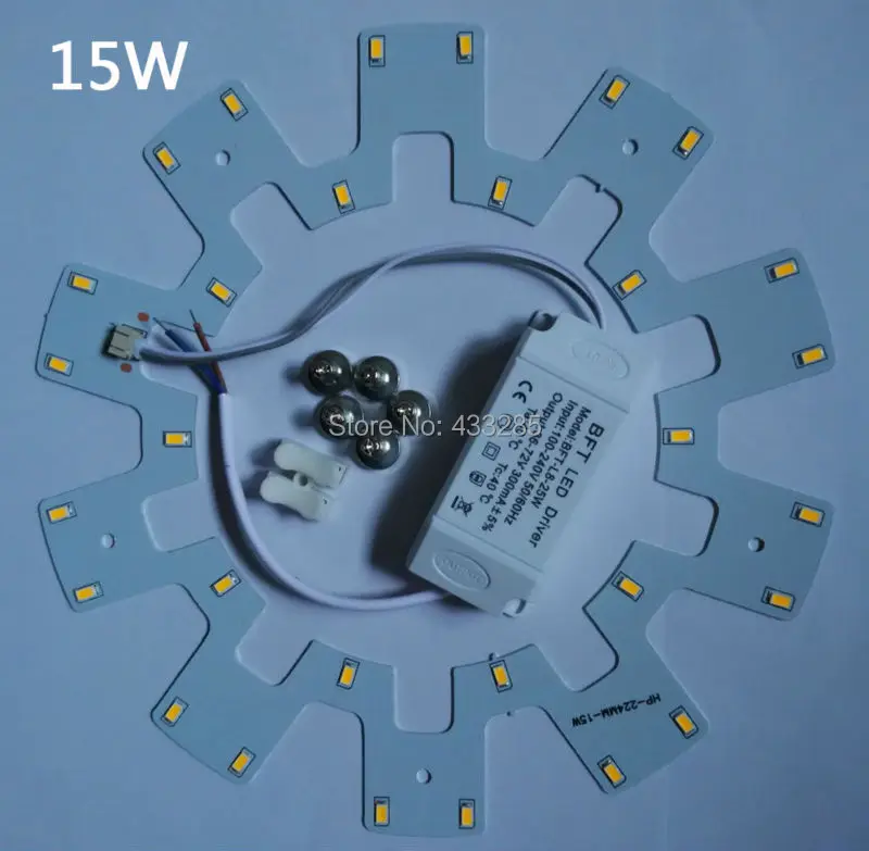 10Вт 12Вт 15Вт 18Вт 20Вт 24Вт Светодиодная световая панель SMD 5730/5630 круглая потолочная