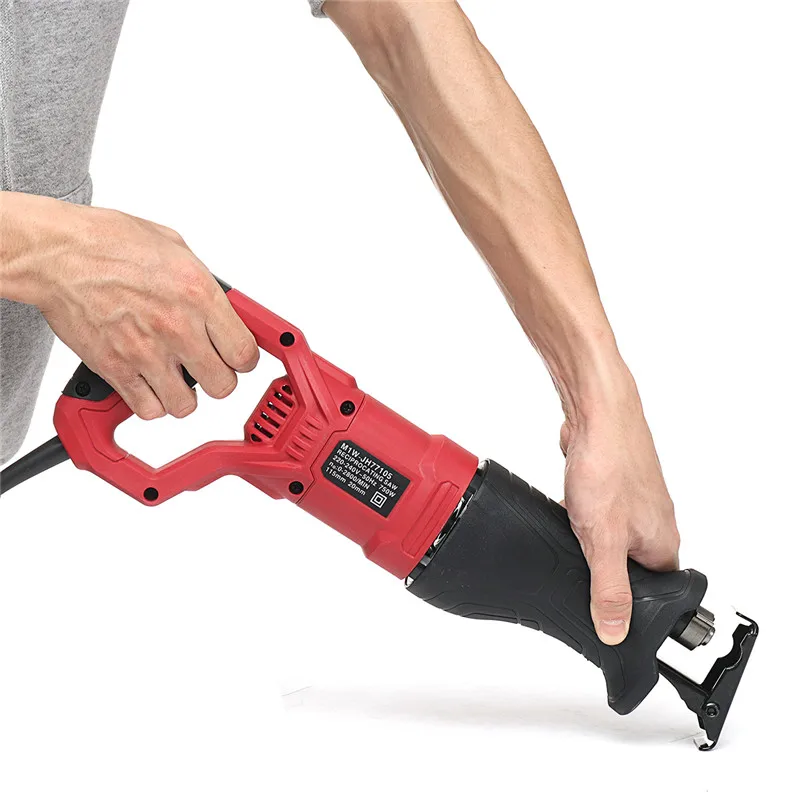 

Best Promotion Multi-function Electric Saw Reciprocating Saw Power Tool Wood Metal Electric Trimmer Woodworking Tools 2 Blades