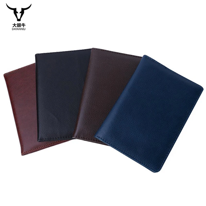 Men Passport Covers Solid Credit Id Card Folders Handmade Women