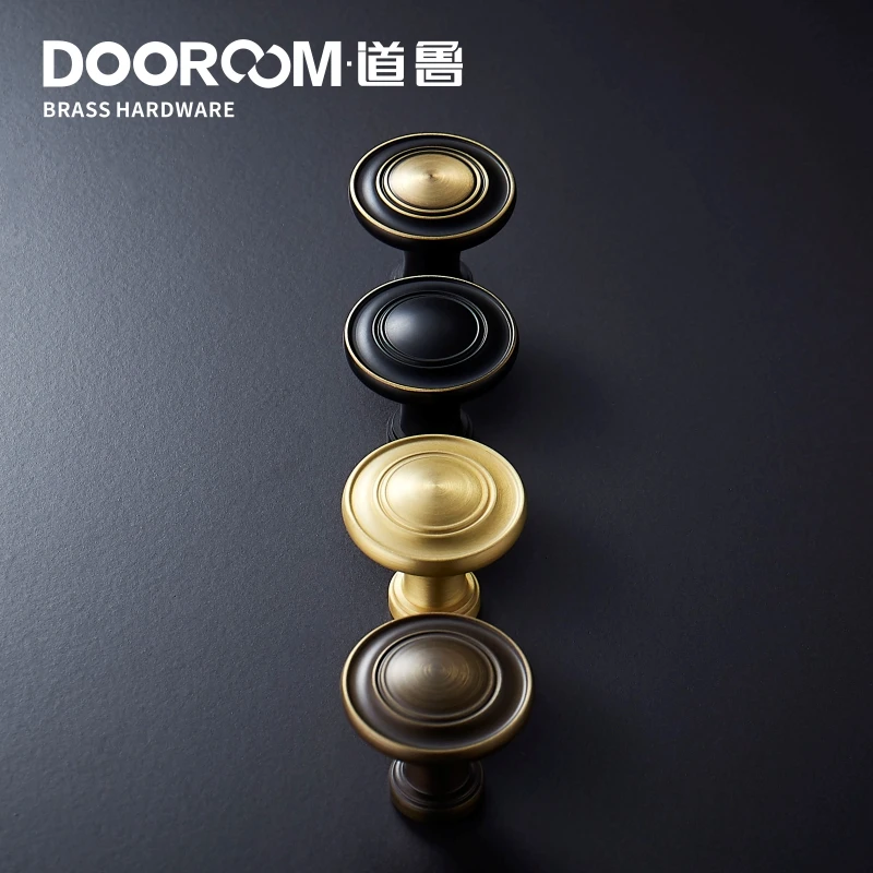 Латунные ручки Dooroom шкаф комод дверь ящик коробка для обуви мебельные простые