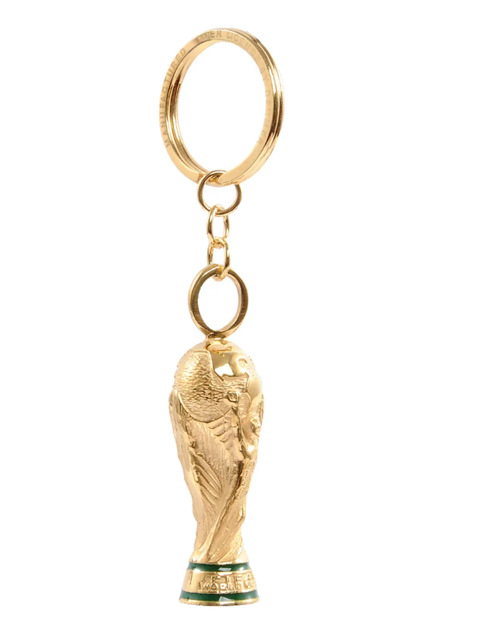 Wholesale Price Football Trophy 2014 Brazil World Cup Trophy Keychain