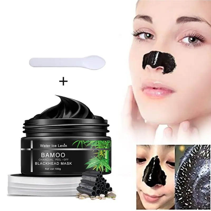 Hot Women Blackhead Removal Face Mask Deep Cleansing Mud Black Mask