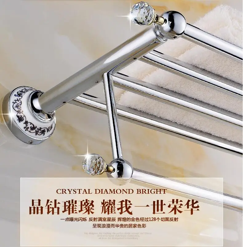 Billig Neue Ankunft messing Bad Hardware Set, Chrome wc pinsel halter, Papier Halter, Handtuch Bar, seife korb, Handtuch Rack bad set