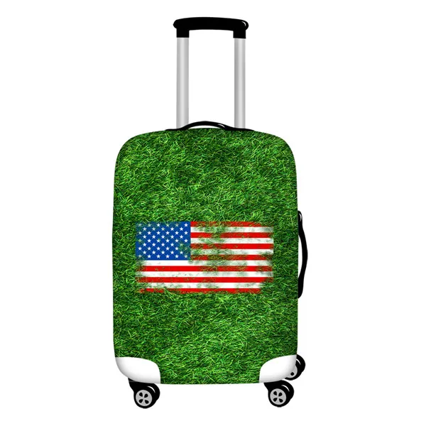 FORUDESIGNS, органайзер, флаг США, чехол для багажа для путешествий, водонепроницаемый, 18-30 дюймов, чехол для чемодана для путешествий, эластичный, защита от пыли - Цвет: CC5109