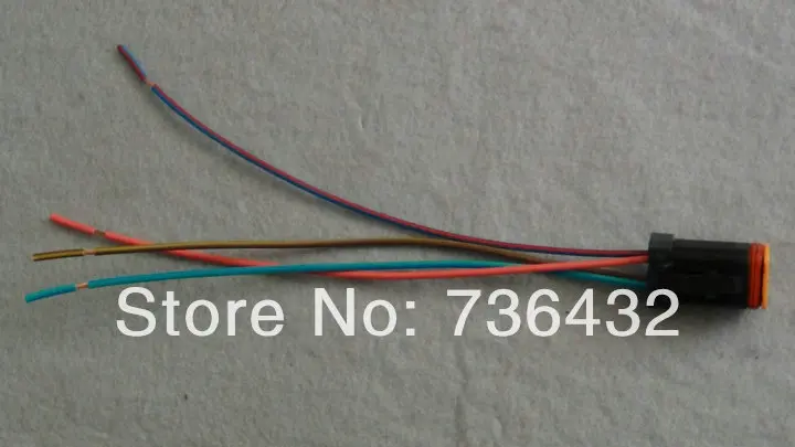 

Free shipping! PC-7 wm532 motor plug 4 line - digging machine parts - digging machine parts - excavator accessories