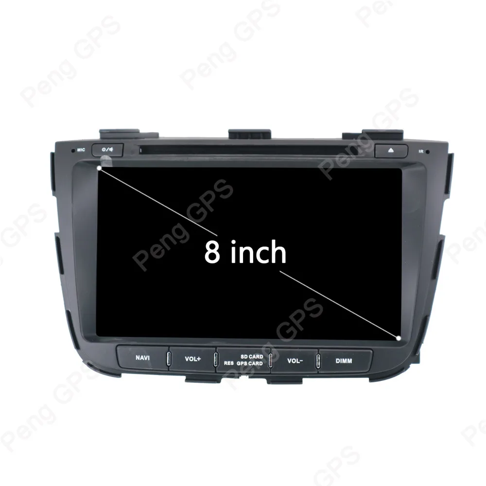 Top Octa Core 2 Din Android 8.0 for Kia Sorento 2012 2013 2014 2015 GPS Navigation Built in CD DVD Player Bluetooth 1080P Headunit 5