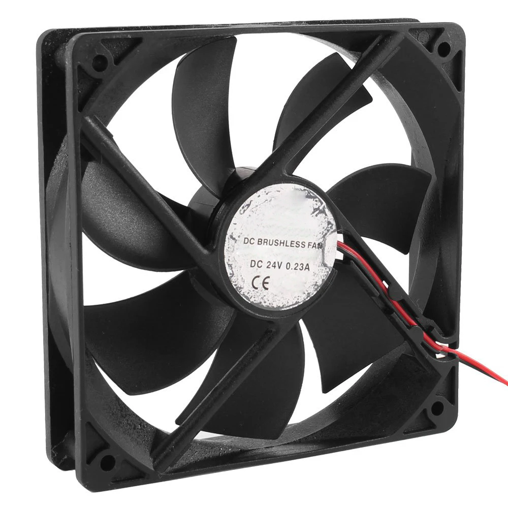 

120mm x 25mm DC 24V 4Pin Sleeve Bearing Computer Case Cooling Fan