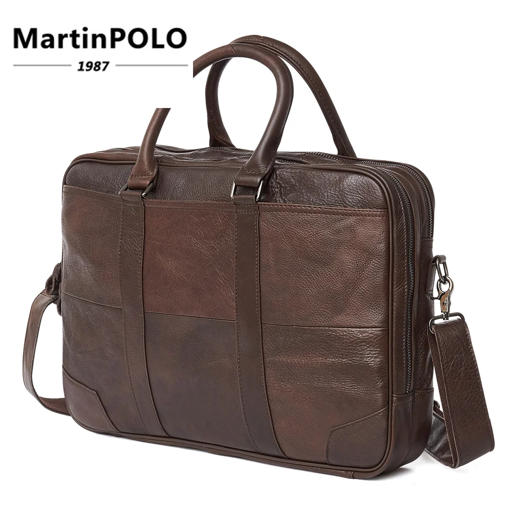 

Business Briefcase Male Genuine Leather Men Bag Computer Laptop Handbag Man Shoulder Bag Messenger Bags Men's Office Handbag