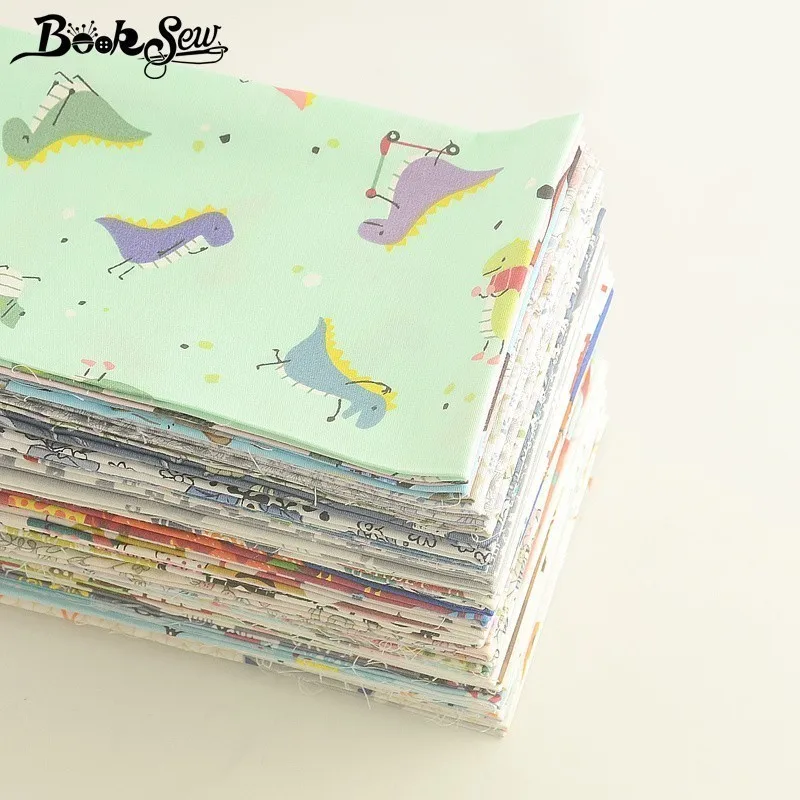 Booksew 5x50 см/шт. Желе рулон полосы обувь из хлопка, с мультяшками животных цветок ткань одеяла Telas Tissu «сделай сам» Лоскутная работа ребенок stofen