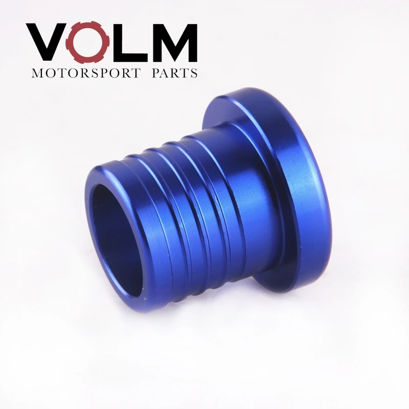 Универсальный 25 мм алюминиевый воздухозаборник силиконовый шланг Пробка зажигания клапан сброса шланг заглушка - Цвет: 25mm blue