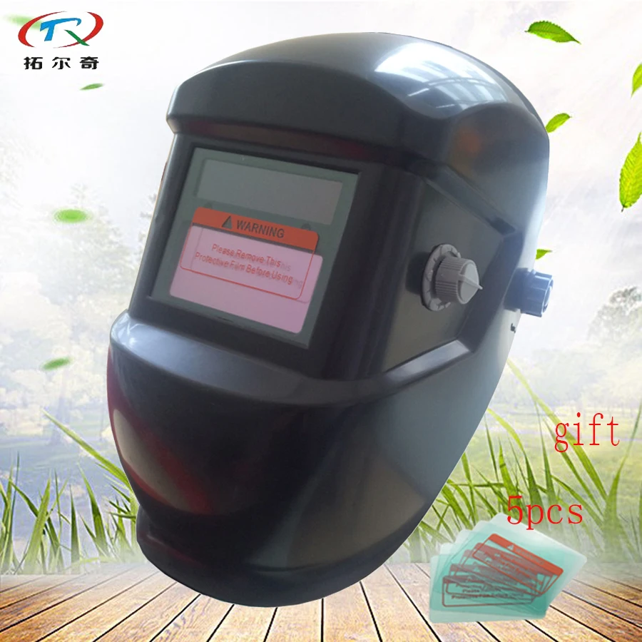 Welding Helmet Mask Battery Replaced auto Darkening Solar welding mask