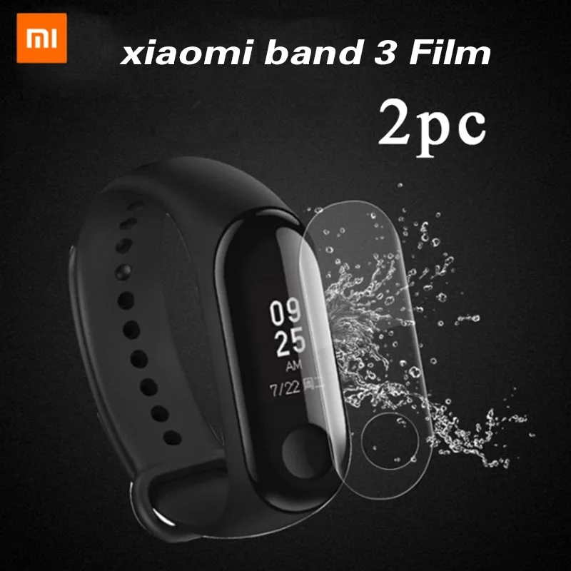 xiaomi band 3 2pcs/Lot For Xiaomi Mi Band 3 Screen Protector Miband3 HD Ultra Thin Anti-scratch Protective Film xioami band 3 asling ultra thin protective film for xiaomi mi 6x