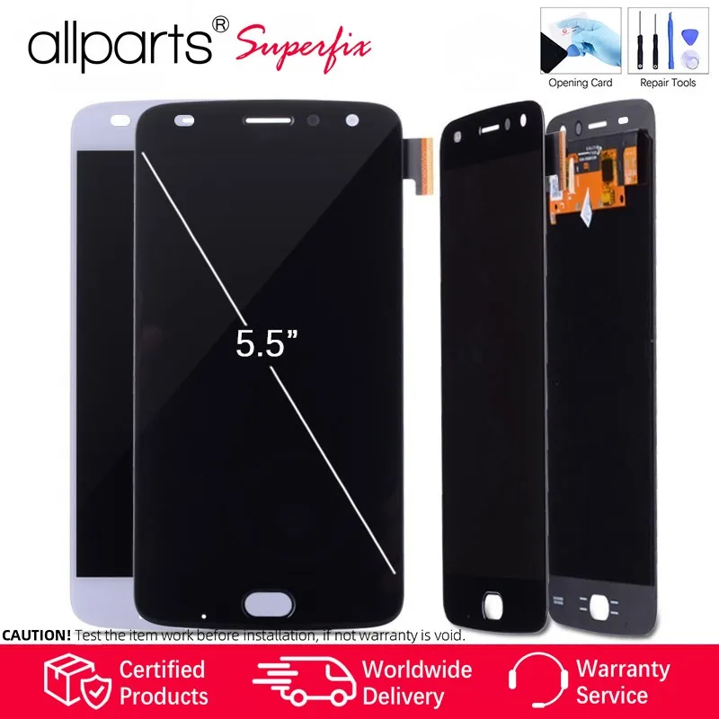 Оригинальный AMOLED ЖК-дисплей для Motorola Moto Z дисплей сенсорный экран lcd XT1650 XT1650-03
