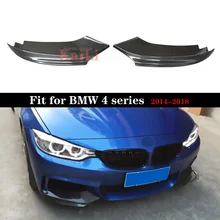 Car Styling Carbon Fiber Auto Front Lip Splitter Flaps for BMW 4 Series F32 F33 F36 M Sport Coupe Convertible 2-Door 2014-2018 Car Styling Carbon Fiber Auto Front Lip Splitter Flaps for BMW 4 Series F32 F33 F36 M Sport Coupe Convertible 2-Door 2014-2018