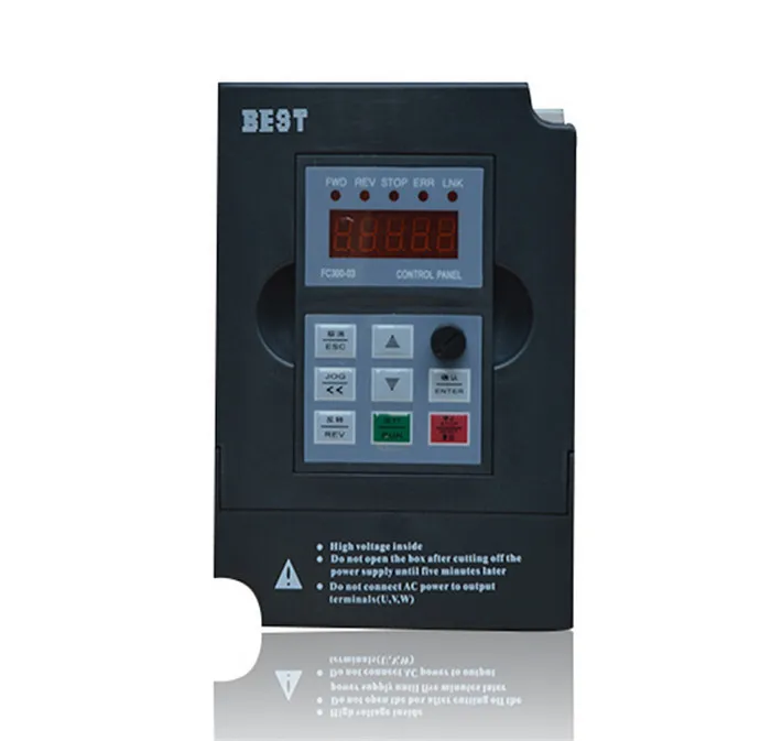 

BEST 0.75kw 1HP 1000HZ VFD Inverter Frequency converter 3phase 380v input 3phase 0-380v output 2.7A for Engraving spindle motor