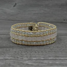 И браслет с хрустальными бусинами восстановление древних способов многослойный браслет каменные бусины Фенечка