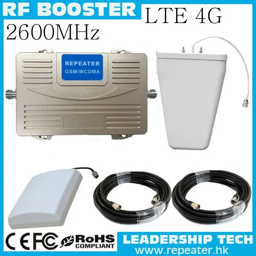 

4G 2600mhz booster 4G repeater 4G mobile phone signal repeater with panel antennas indoor/outdoor 2600mhz antenna 4G antenna