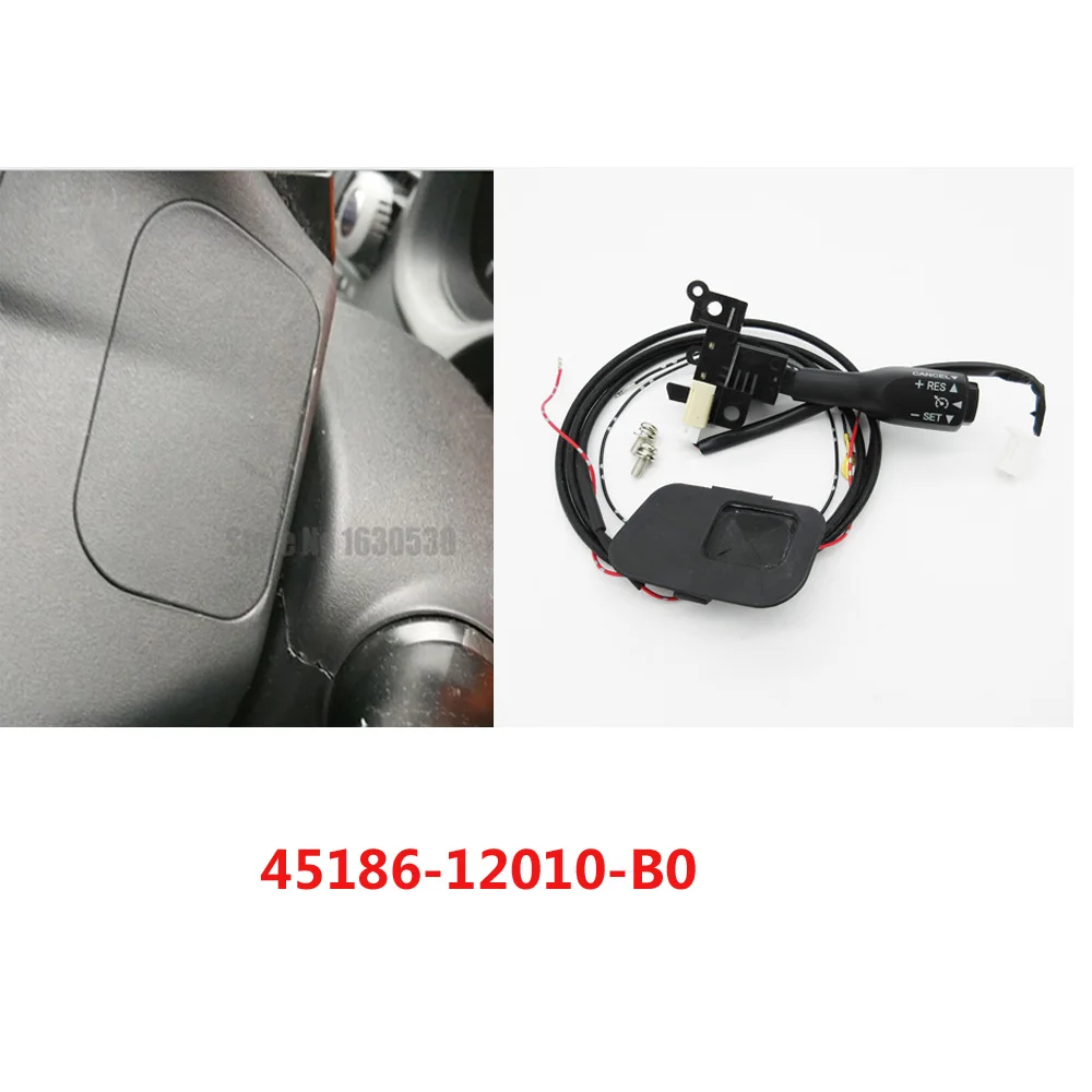 Interruptor de Control de crucero 84632-34011 para Toyota Corolla 2007-2014 con cubierta de volante 45186-12010-B0