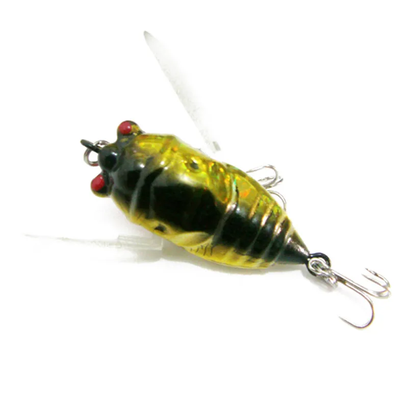 

Cicada 6.4g 4cm Perch Insect Lure Bait Fishing Lure Treble Barb Hooks Fishing Tackle Artificial Bait Fishing Accessorie