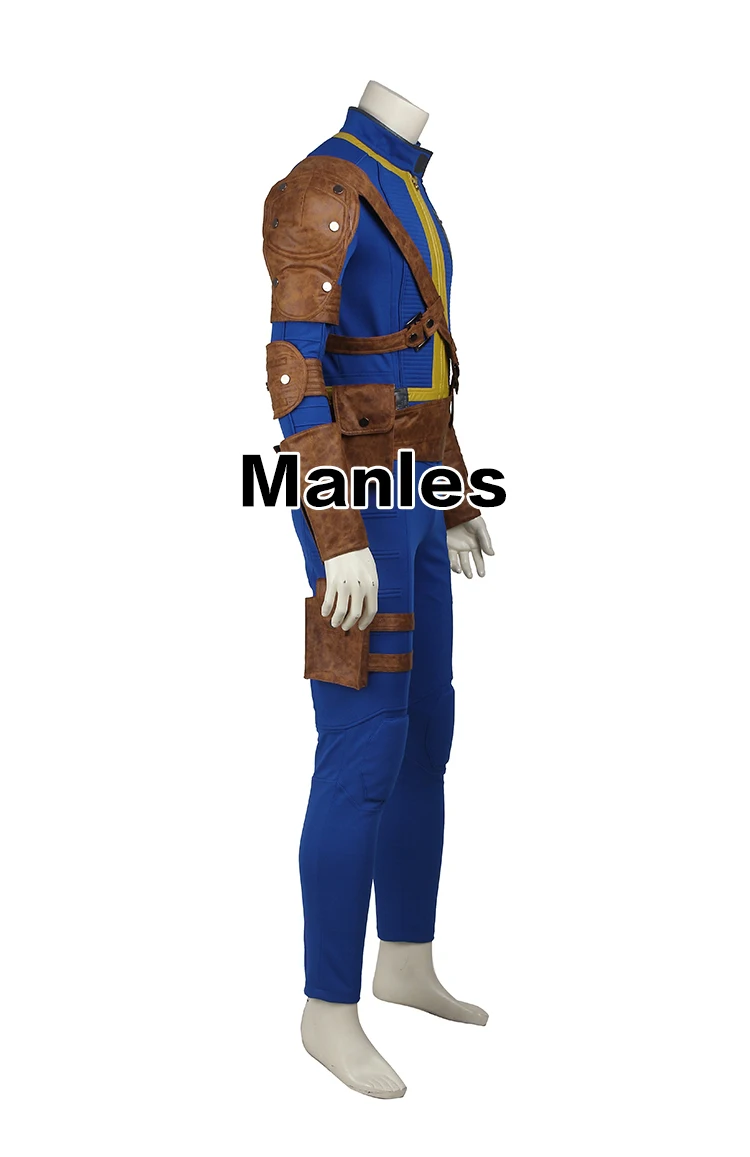 PC Game Fallout 4 Nate Costume Cosplay Adult Men Male Sole Survivor Popular Suit Halloween Costume Game Fallout Superhero Outfit