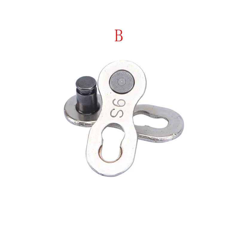 1Pair Stainless Steel Portable Bicycle Chain Master Link Joint Connector Quick Clip Suitable for 678910 Speed Chains #2g30 (8)