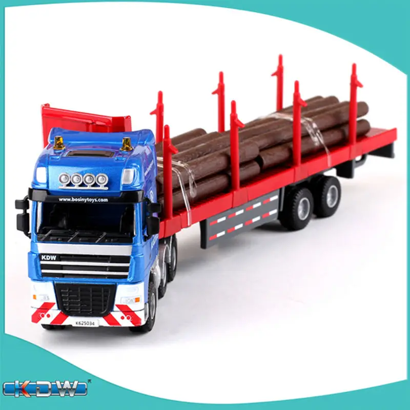 

Alloy engineering vehicle model transport truck trailer wood car children's day gift new year gift