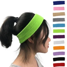 Спортивная повязка на голову для бега йоги тренажерного зала эластичная лента для волос головные повязки для йоги Эластичные Спортивные спортивный напульсник безопасности M018