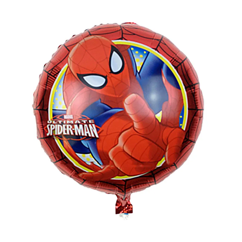 10 шт./партия, 18 дюймов, воздушные шары супергероев, Мстители, Человек-паук, воздушный шар из фольги Бэтмена, товары для дня рождения, детские игрушки, декоративные