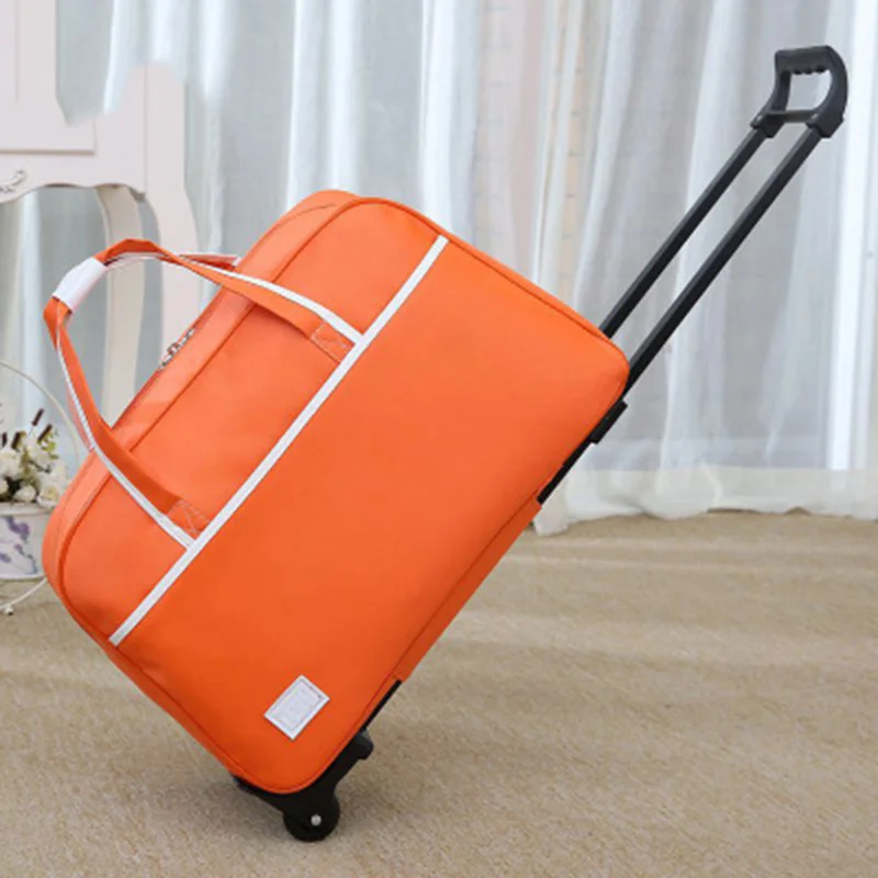 

New Waterproof Luggage Bag Handbag Thick Style Rolling Suitcase Trolley Luggage Men and Women Travel Bag With Wheels suitcases