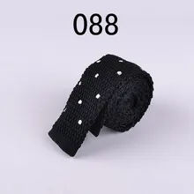 Уникальный дизайн для Мужчин Вязаные Галстуки вечерние церемония популярный Вязаный Галстук с вышивкой в горошек