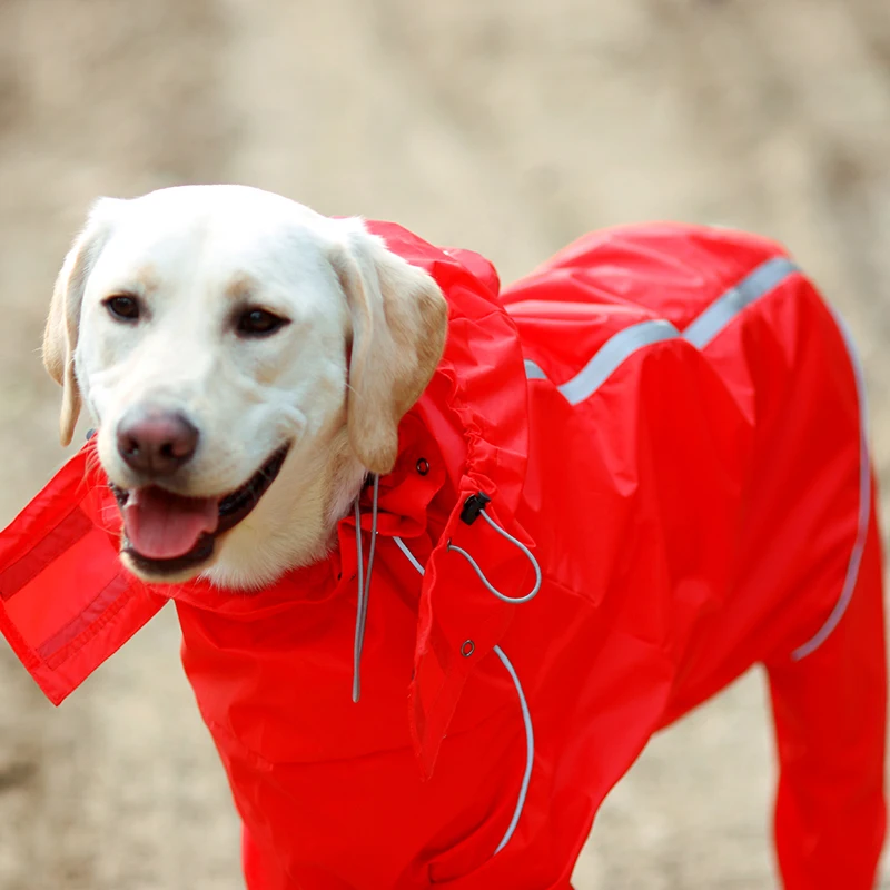 DogMEGA Reflective and Waterproof Raincoat for Dog