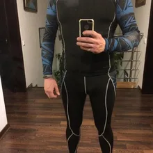 Новинка г. мужские сжатия Футболка Набор плотно одежда с длинным рукавом Crossfit Рубашки для мальчиков Леггинсы для женщин джоггеры ММА тренировки Фитнес Спортивная