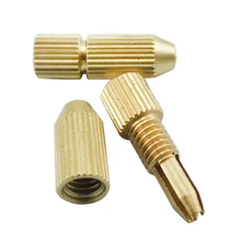 

Mini Small 2.0mm Brass Electric Motor Shaft Clamp Fixture Chuck For 0.8mm-1.5mm Drill Micro Drill Bit Clamp Fixture Chuck