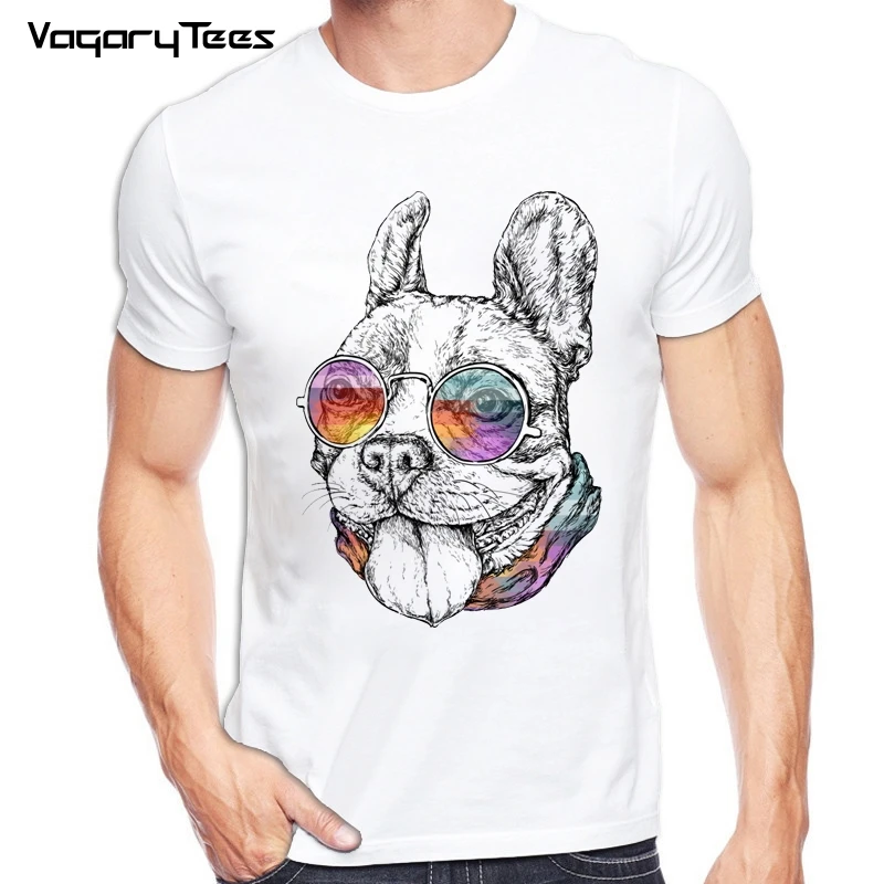 Russe dogs for funny shirts to wear man t sleeve california For man funny wear shirts t to dogs rainbow