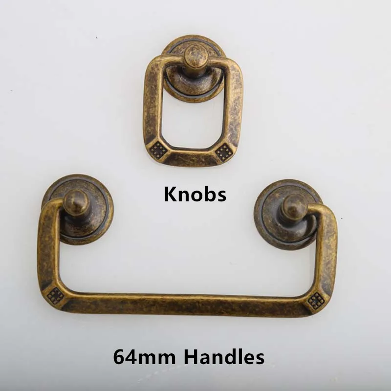 64mm Dresser Pulls Knobs Handles Bronze Drawer Cabinet Knobs