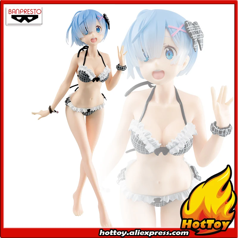 100% оригинальная коллекция Banpresto EXQ Figure Rem #2 из серии Re:ZERO начальная жизнь в другом