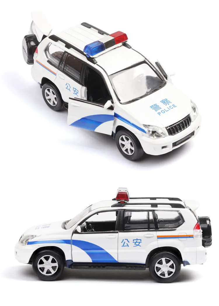 1:32 игрушечный автомобиль PRADO полицейская модель автомобиля металлическая игрушка сплав автомобиля Diecasts & Toy транспортные средства