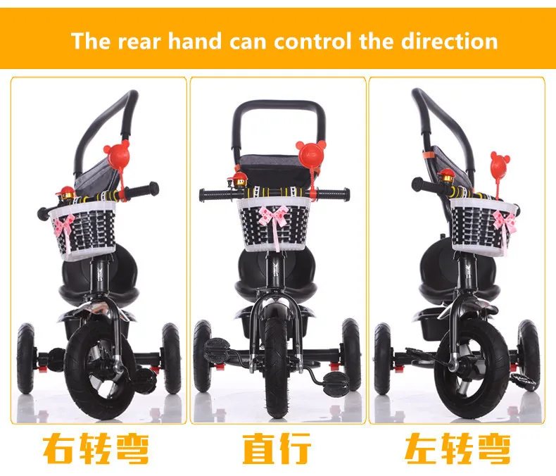Clearance New Brand Child tricycle High quality swivel seat child tricycle bicycle baby buggy stroller BMX Baby Car Bike 16