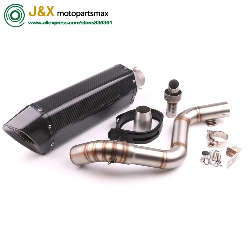 Глушитель выхлопных газов DUKE200 DUKE250 DUKE390 из углеродного волокна для DUKE125 DUKE 200 250 390