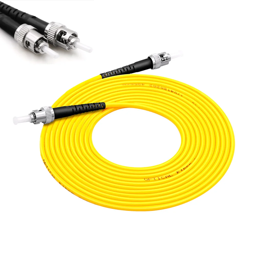 10pcs High Quality 3M ST-ST ST Simplex 9/125 SingleMode SM Fiber Optic Cable Patch Cord Jumper Telecom level Wholesale | Мобильные