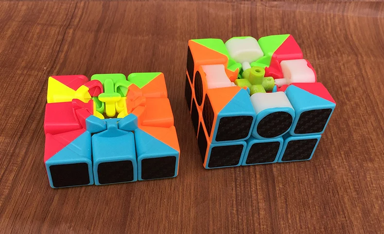 3x3x3 наклейка из углеродного волокна быстрые магические кубики детские игрушки-головоломки детские подарочные игрушки Молодежные взрослые инструкции Профессиональный Кубик Рубика