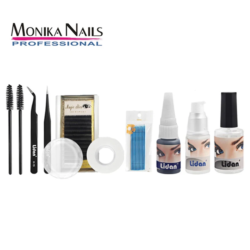 

Eyelashes Extension Practice Set for Training Makeup False Eyelash Grafting Set for Beginner Exercise or Professional Tool Kit