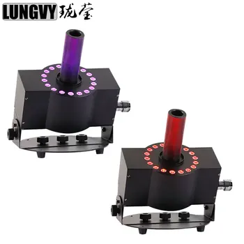 

Free Shipping (2pcs/Lot) DJ Stage Equipment Special Effect Disco DJ 18*3w 3in1 LED Co2 Jet Fog Machine